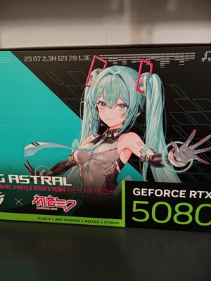 ASUS GeForce RTX 5080 16GB ROG Astral OC Hatsune Miku Edition κάρτα γραφικών