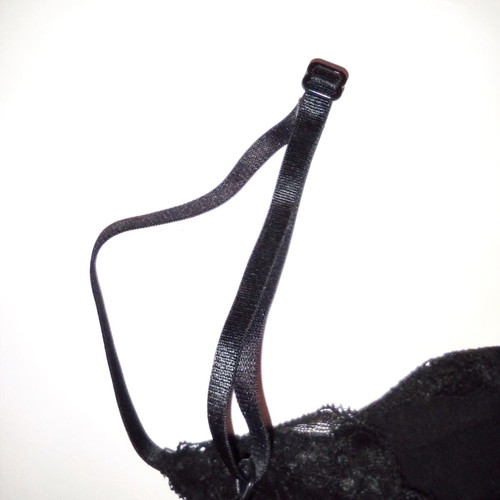 Zara lace bralette used, black, triangular