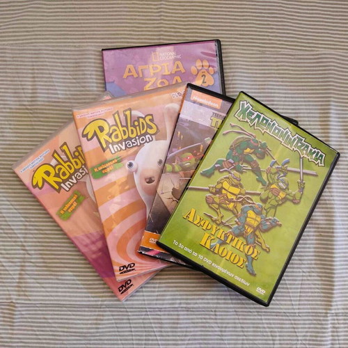 Children's DVD movies like new, pack of 5
