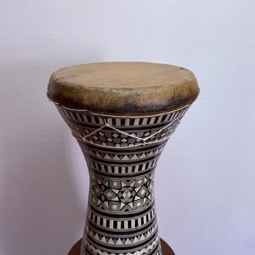 Handmade darbuka like new from Egypt, 40.5 cm height
