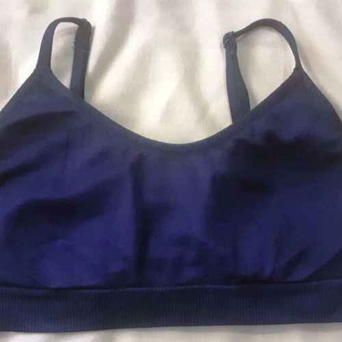 Primark women's sports bralette new black seamless