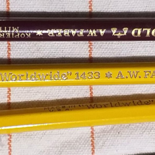 Faber collectible pencils like new, set of 36 pieces