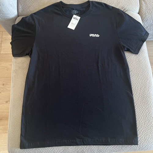 Vans men's black t-shirt size Medium, brand new