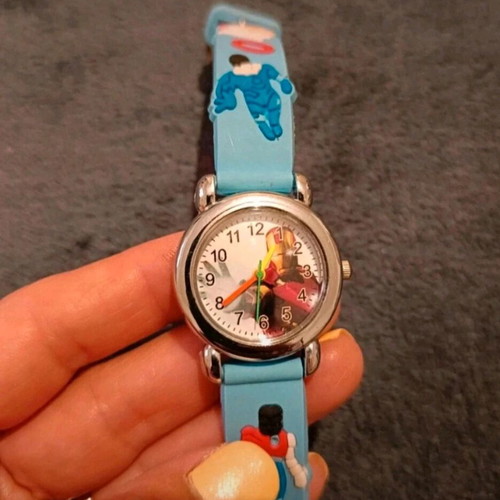 Ironman kids watch like new, turquoise