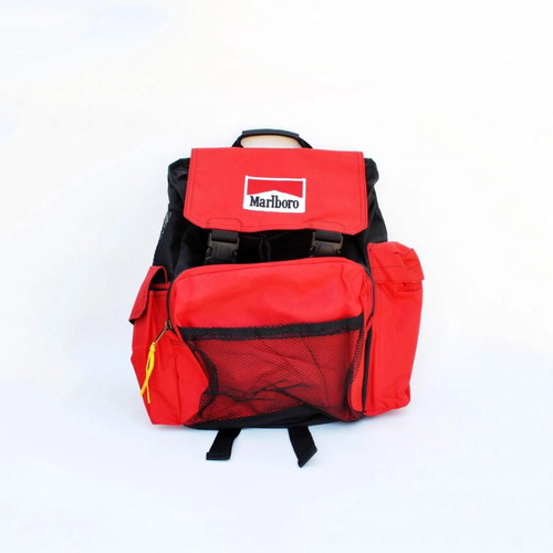Vintage Marlboro Adventure Team backpack like new, black and red