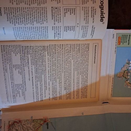 Road map Italy 1998-1999 like new