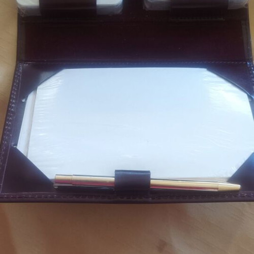 Firenze Collection Club playing card set new in leather case