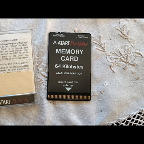 Atari Portfolio memory expansion card 64 kilobytes like new