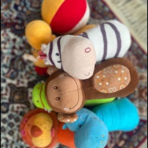 Lilliputiens Animal Bowling Set used for children from 12 months
