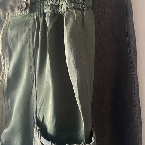 Daniele Alessandrini women's top XL like new, olive grey
