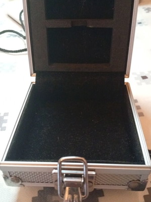 Gameboy Advance SP Metal Case with Cord and Slots for 2 Games used