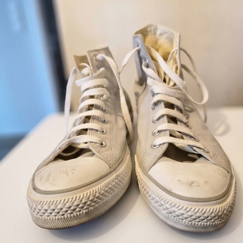 Vintage Converse Chuck Taylor All Star high-tops used, gray, size 44.5-45