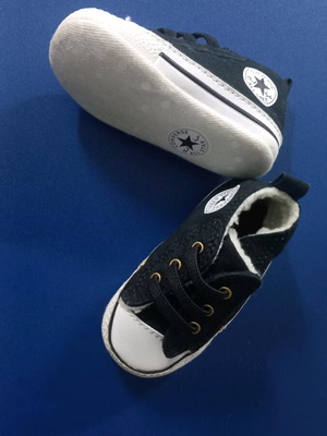 All Star Converse baby shoes used, newborn