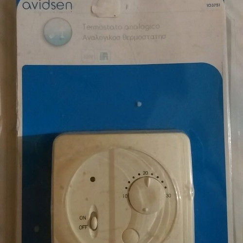 Analog thermostat new with button and LED indicator