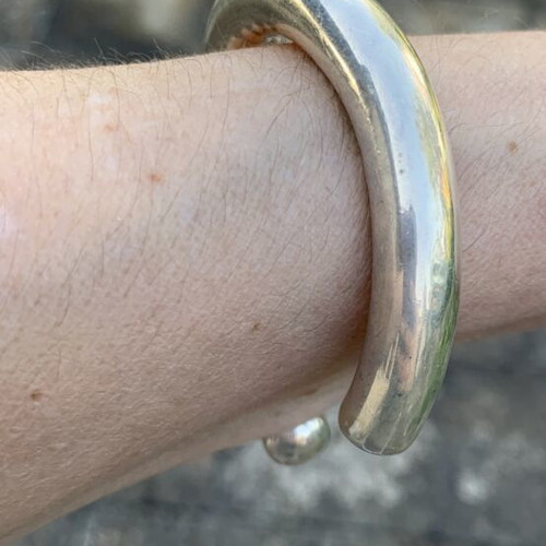 Silver Handmade Horseshoe Bracelet like new, 925 Sterling