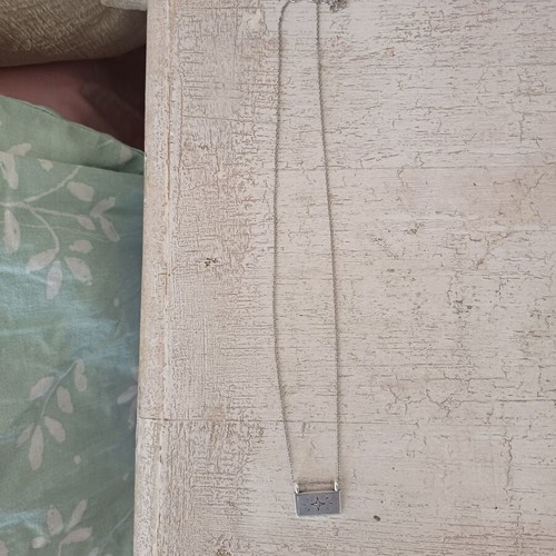 Silver necklace new