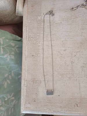 Silver necklace new