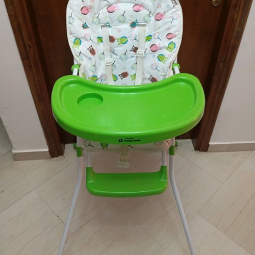 Honey Baby high chair used, foldable with washable fabric