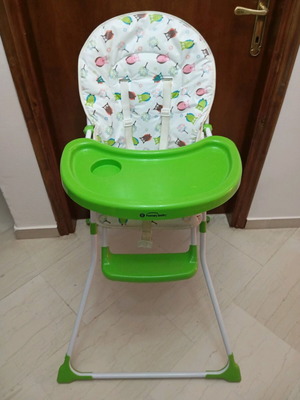 Honey Baby high chair used, foldable with washable fabric