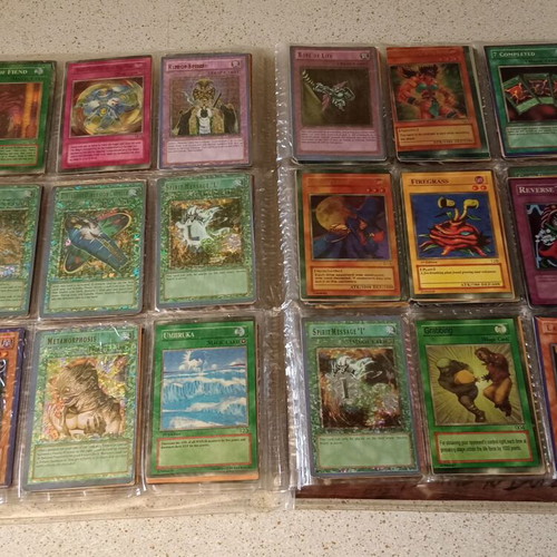 Yu-Gi-Oh! cards set in album used