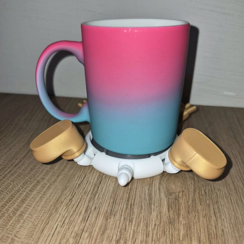 Turtle-shaped cup holder new, original decoration