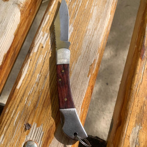 Lockback knife used John Benzen Tools unsharpened