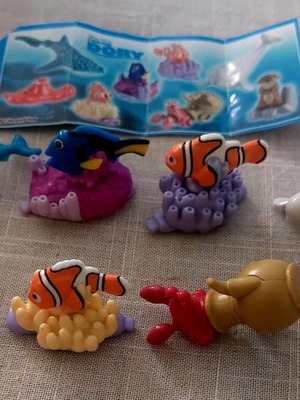 Ολοκληρωμένη σειρά Kinder Nemo καινούργια χωρίς χαρτάκια