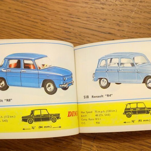 Dinky Toys 1968 Catalog used, 160 pages with cars and planes