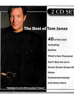 The Best of Tom Jones double CD used, 40 hits