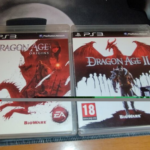 Dragon Age Origins and Dragon Age II PS3 games