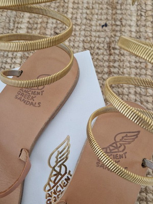 Ancient Greek Sandals μπεζ νούμερο 40 μεταχειρισμένα