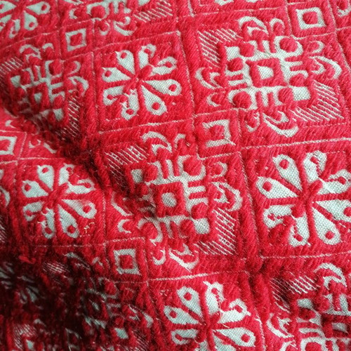 Handmade woven vintage throw blanket like new 1.70x2.15 m
