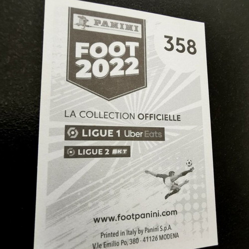 Neymar Jr Panini FOOT 2022 Sticker #358 PSG Brazil Original New