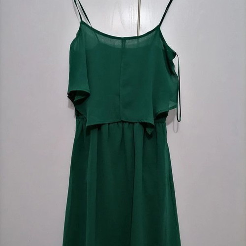 MANGO Dress Green XS Like New