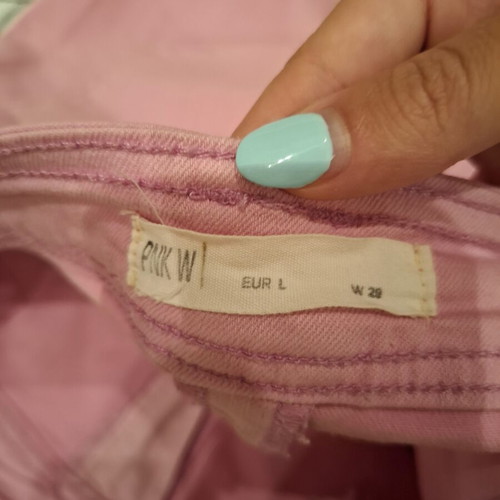 Pink Woman pink skirt, size L, waist 29