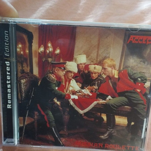 Accept Russian Roulette CD remastered edition like new, metal