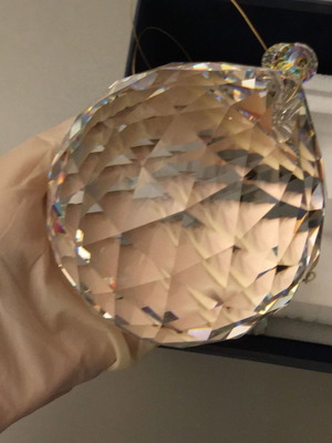 Swarovski Μεγάλου Μεγέθους Στρογγυλό Κρεμαστό Κρυστάλλινο Διακοσμητικό Καινούργιο