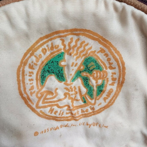 Fido Dido vintage 1985 bag used with coaster gift