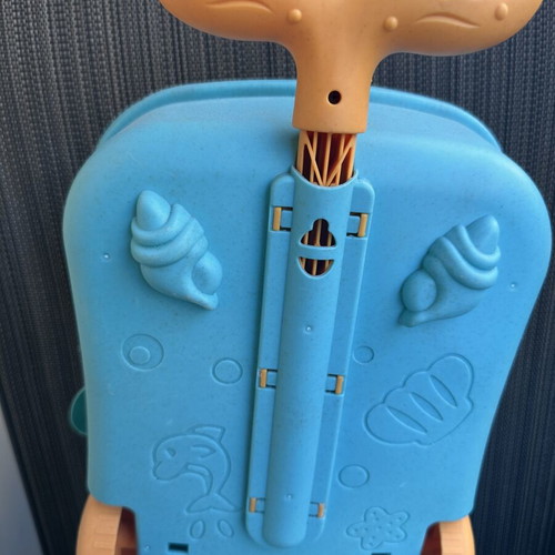 Beach suitcase children's toy whale shape like new