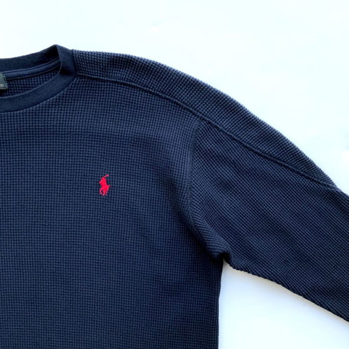 Polo by Ralph Lauren Kids Long-Sleeve Blue Jumper Size L 14-16 Years Used