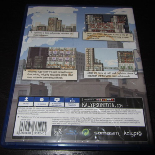 Project Highrise Architect's Edition PS4 game σαν καινούργιο