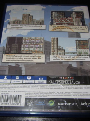 Project Highrise Architect's Edition PS4 game σαν καινούργιο