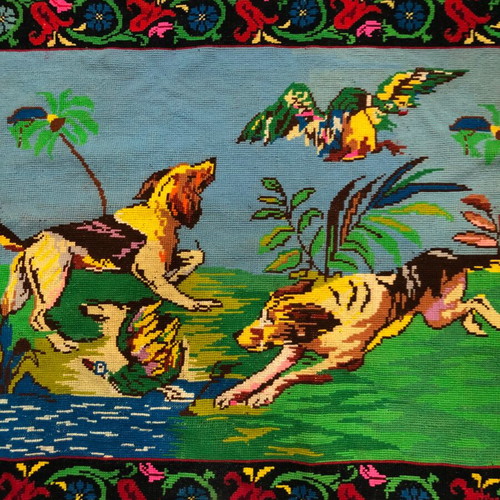 Handmade wall band old used with hunting theme