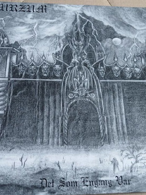 Burzum Det Som Engang Var LP λευκό βινύλιο σαν καινούργιο