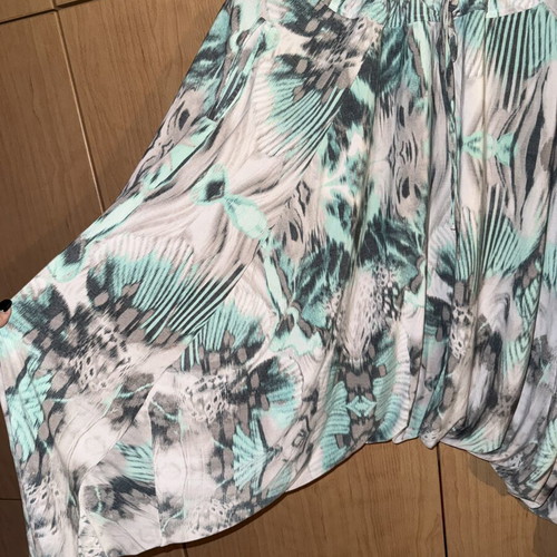 Patiala pants custom made, like new, gray multicolor