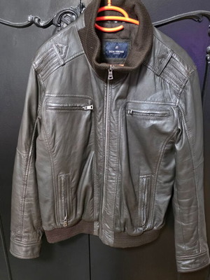 Don Hering London genuine leather jacket used, size L (EU 50)