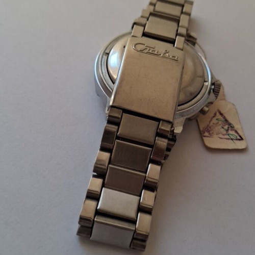 Slava Automatic Retro 1970 wristwatch like new, Leningrad