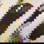 Μαύρο κορμάκι με δαντέλα σε vintage κατάσταση, μέγεθος S/M, σαν καινούργιο