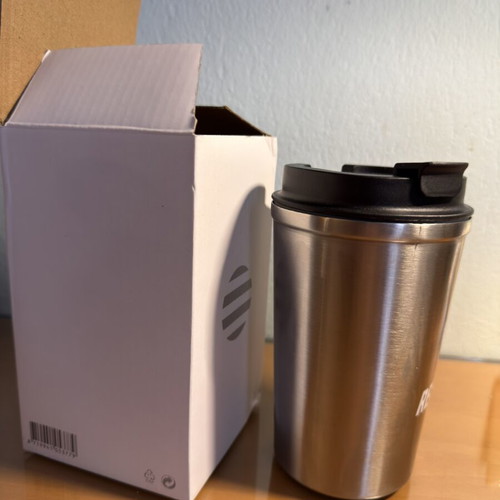 Stainless Steel Coffee Thermos 350ml with Graphic Design new