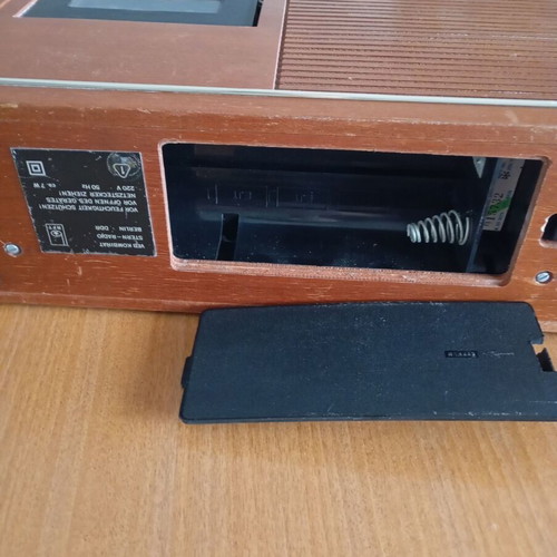 Vintage radio cassette player used, 1970s